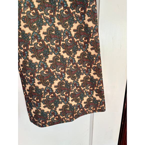 Vintage RARE Glen of Michigan Baroque Inspired Patterned Wide Leg Trousers- 28 - Picture 5 of 5